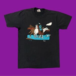 90s “Texas” Native American Art Tee
